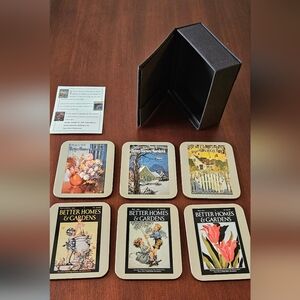 75TH Anniversary Coaster Set & Collector Tin Better Homes & Garden Magazine